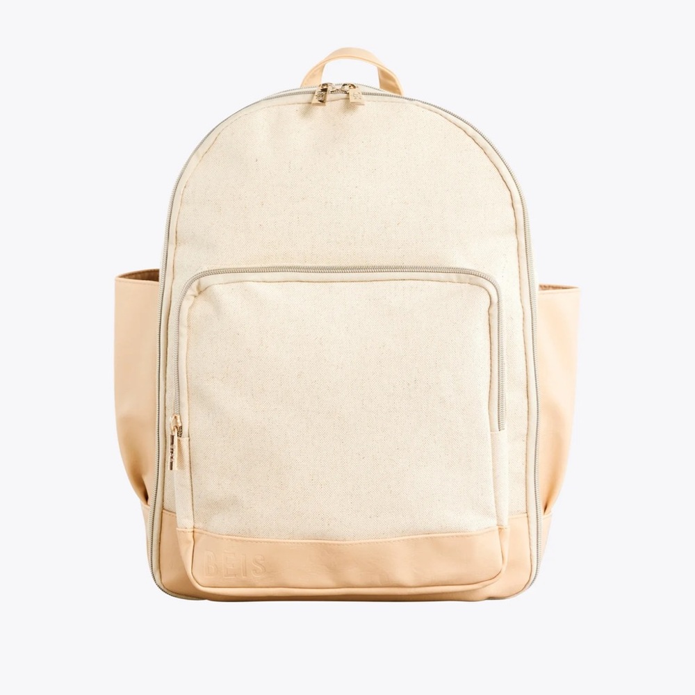 BEIS The Travel Backpack in Beige